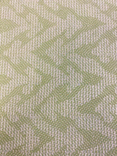 Load image into Gallery viewer, Fermoie Grande 004 Cream Green Seafoam Cotton Linen Abstract Upholstery Fabric STA 3507