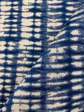 Load image into Gallery viewer, Pindler and Pindler Atlantic Stillwater Navy Blue Cream Abstract Water &amp; Stain Resistant Upholstery Fabric WHS 3953