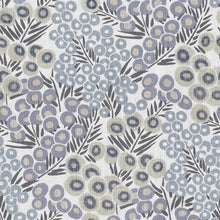 Load image into Gallery viewer, Stain Resistant Grey Lavender Cream Taupe Botanical Upholstery Drapery Fabric FB