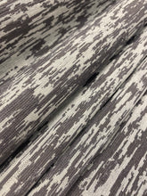 Load image into Gallery viewer, Designer Water &amp; Stain Resistant Abstract MCM Mid Century Modern Charcoal Gray Upholstery Fabric WHS 3966