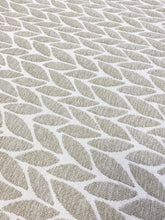 Load image into Gallery viewer, Designer Water &amp; Stain Resistant Beige Cream Botanical MCM Mid Century Modern Upholstery Fabric WHS 3651
