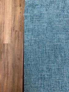 Teal Water & Stain Resistant MCM Mid Century Modern Chenille Upholstery Fabric WHS 3608