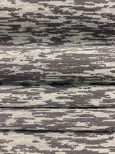 Load image into Gallery viewer, Designer Water &amp; Stain Resistant Abstract MCM Mid Century Modern Charcoal Gray Upholstery Fabric WHS 3966