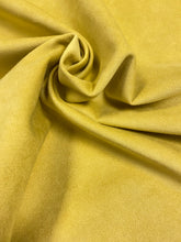 Load image into Gallery viewer, Designer Chartreuse Green Yellow Faux Leather Suede Water &amp; Stain Resistant Upholstery Fabric WHS 3455