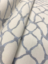 Load image into Gallery viewer, Designer Grey Cream Abstract Indoor Outdoor Water &amp; Stain Resistant Upholstery Fabric WHS 3628