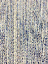 Load image into Gallery viewer, Designer Water &amp; Stain Repellent Navy Blue White MCM Upholstery Fabric WHS 4208