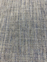 Load image into Gallery viewer, Designer Water &amp; Stain Resistant Navy Blue Grey MCM Mid Century Modern Tweed Upholstery Fabric WHS 3683