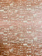 Load image into Gallery viewer, 1.75 Yard Designer Coral Beige Peach Abstract Ombre Chenille Water &amp; Stain Resistant Upholstery Fabric WHS 3835