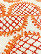 Load image into Gallery viewer, Hable Murano Tangelo Bella Dura Outdoor Water &amp; Stain Resistant Abstract Orange Red Beige Upholstery Fabric WHS 3114