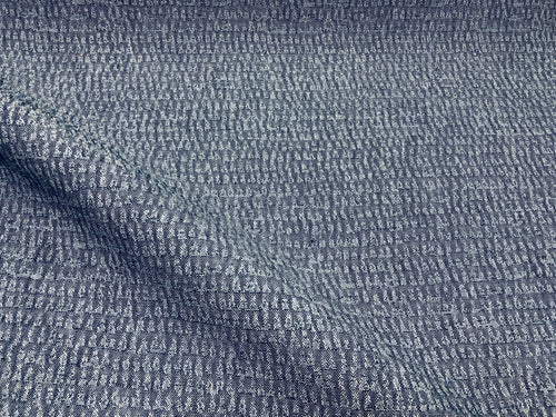 Perennials Blurred Out Indoor Outdoor Washed Denim Fabric