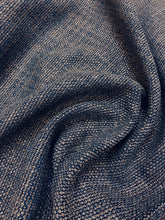Load image into Gallery viewer, 1.75 Yard Designer Water &amp; Stain Resistant Charcoal Grey MCM Mid Century Modern Tweed Upholstery Fabric WHS 3132