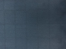 Load image into Gallery viewer, Designer Navy Blue Geometric Water &amp; Stain Resistant Upholstery Fabric WHS 3700