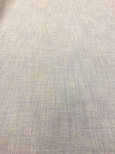 Load image into Gallery viewer, Designer Water &amp; Stain Resistant Linen Blend Denim Blue Beige Tweed MCM Mid Century Modern Upholstery Drapery Fabric WHS 3098
