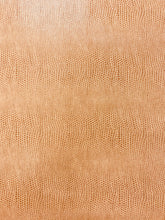 Load image into Gallery viewer, Kravet Derek 606 Alligator Reptile Animal Skin Pattern Tan Taupe Textured Faux Leather Upholstery Vinyl WHS 3866
