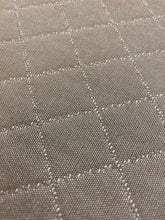 Load image into Gallery viewer, 1 1/2 Yd Designer Water &amp; Stain Resistant Taupe Quilted Matelasse Upholstery Fabric WHS 4172