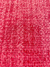 Load image into Gallery viewer, Manuel Canovas Momas Rose Pink Chunky Linen Wool Tweed MCM Mid Century Modern Water &amp; Stain Resistant Upholstery Drapery Fabric STA 3157