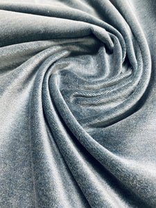 Designer Cotton Denim Blue Velvet Water & Stain Resistant Upholstery Fabric STA 3222