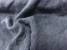 Load image into Gallery viewer, Designer Heavy Duty Denim Blue Belgian Linen Upholstery Drapery Fabric