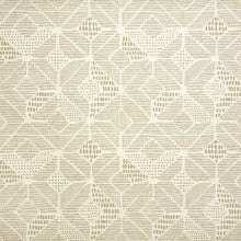 Load image into Gallery viewer, Sunbrella Vintage 25 Ceramic Cream Beige Geometric Water &amp; Stain Resistant Indoor Outdoor Upholstery Fabric WHS 3425