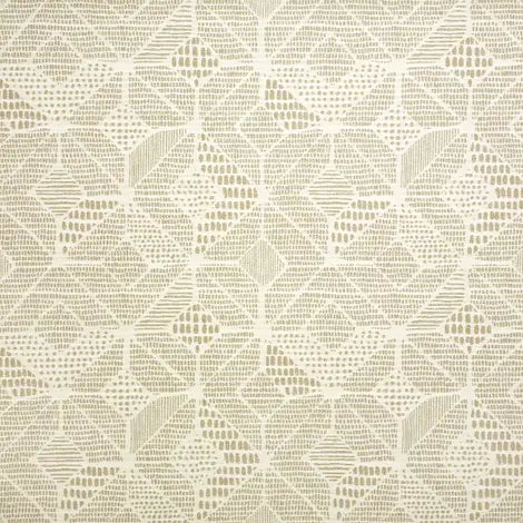 Sunbrella Vintage 25 Ceramic Cream Beige Geometric Water & Stain Resistant Indoor Outdoor Upholstery Fabric WHS 3425