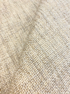 Designer Heavy Duty Belgian Linen Flax Beige MCM Mid Century Modern Water & Stain Resistant Upholstery Fabric WHS 3799