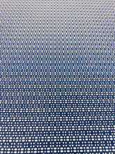 Load image into Gallery viewer, Designer Water &amp; Stain Resistant Navy Blue Aqua MCM Mid Century Modern Tweed Upholstery Fabric WHS 3095