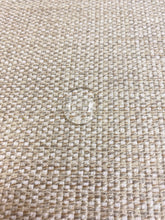Load image into Gallery viewer, Designer Water &amp; Stain Resistant Beige Cream MCM Mid Century Modern Linen Blend Tweed Upholstery Fabric WHS 3623