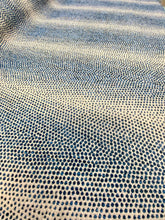 Load image into Gallery viewer, Scalamandre Despres Weave Indigo Navy Blue Taupe Animal Pattern Upholstery Fabric STA 3405