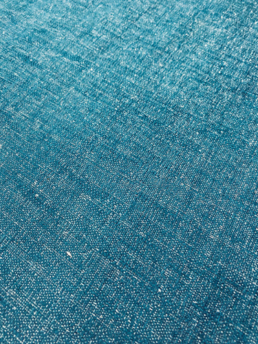 Designer Tweed Chenille Gray Teal MCM Mid Century Modern Water & Stain Resistant Upholstery Fabric STA 3072