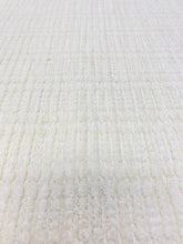 Load image into Gallery viewer, Designer Cream MCM Mid Century Modern Chenille Water &amp; Stain Resistant Upholstery Fabric WHS 3264