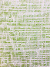 Load image into Gallery viewer, Designer Water &amp; Stain Resistant MCM Mid Century Modern Off White Green Upholstery Fabric STA 3689
