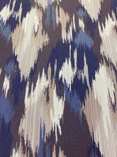 Load image into Gallery viewer, Brentano Isla Mar Indoor Outdoor Sunbrella Purple Taupe Cream Blue Brown Abstract Water &amp; Stain Resistant Upholstery Fabric STA 3216