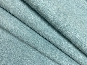 2 Yds Min Water & Stain Resistant Navy Blue Teal Abstract 2024 Chenille Upholstery Fabric