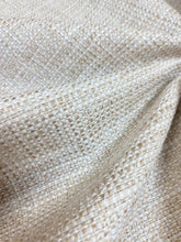Load image into Gallery viewer, Designer Tweed Beige White Mid Century Modern Water &amp; Stain Resistant Upholstery Fabric STA 4011