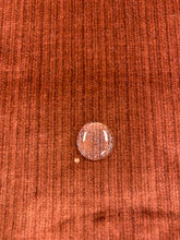 Load image into Gallery viewer, Designer Copper Brown Strie Water &amp; Stain Resistant Velvet Upholstery Fabric STA 3460