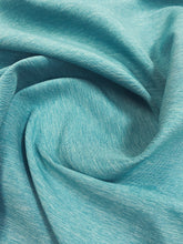 Load image into Gallery viewer, Indoor Outdoor Aqua Blue Canvas Water &amp; Stain Resistant MCM Mid Century Modern Textured Upholstery Drapery Fabric STA 3271