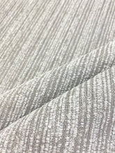 Load image into Gallery viewer, Designer Taupe Cream Abstract Chenille Water &amp; Stain Resistant Upholstery Fabric WHS 3858