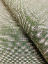 Load image into Gallery viewer, Clarke and Clarke Biarritz Moss Water &amp; Stain Resistant Green Taupe MCM Mid Century Modern Tweed Upholstery Drapery Fabric STA 3341