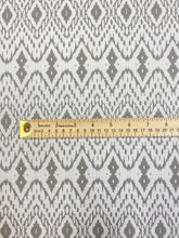 Kravet buy Sunbrella Scandikat Chrome Taupe White Ikat Indoor Outdoor Water & Stain Resistant Upholstery Fabric WHS 3137