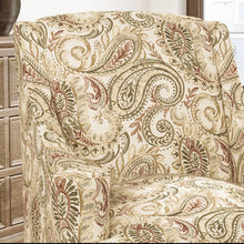 Load image into Gallery viewer, Heavy Duty Olive Green Burgundy Mustard Paisley Upholstery Drapery Fabric CF
