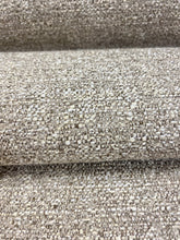 Load image into Gallery viewer, Designer Taupe Beige Cream Nubby MCM Mid Century Modern Chenille Upholstery Fabric WHS 3350