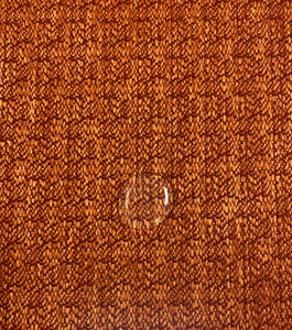 1.75 Yard Designer Burnt Orange Tweed Water & Stain Resistant MCM Mid Century Modern Upholstery Fabric WHS 3970