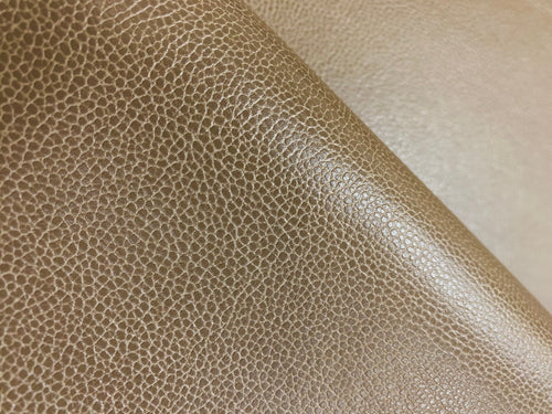 Designer Soft Mocha Brown Faux Leather Upholstery Vinyl WHS 4225
