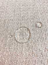 Load image into Gallery viewer, Designer MCM Mid Century Modern Woven Taupe Cream Water &amp; Stain Resistant Upholstery Fabric WHS 4041