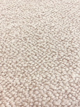 Load image into Gallery viewer, 1.8 Yard Wool Light Grey Boucle MCM Mid Century Modern Upholstery Fabric WHS 3574