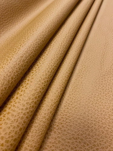 Designer Heavy Duty Caramel Brown Faux Leather Upholstery Vinyl WHS 3230