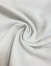 Load image into Gallery viewer, Designer Water Resistant Off White Textured MCM Mid Century Modern Chenille Upholstery Fabric WHS 3886