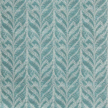 Load image into Gallery viewer, Kravet Pompano Indoor Outdoor Water &amp; Stain Resistant Lagoon Seafoam Green Beige Botanical Upholstery Fabric WHS 3325