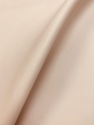 Designer Heavy Duty Beige Faux Leather Vegan Upholstery Vinyl WHS 3270