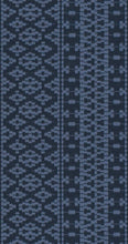 Load image into Gallery viewer, Navy Blue Indigo Geometric Upholstery Drapery Fabric FB